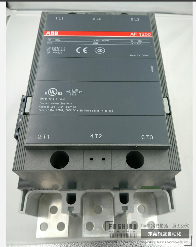 ABB低压接触器AF750-30-11触点1开1闭厂家直发