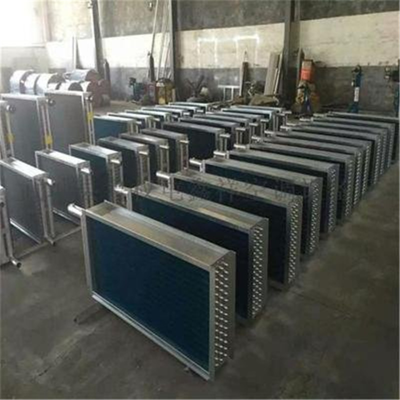 广州铜管换热器表冷器生产厂家 不锈钢管串铝片表冷器