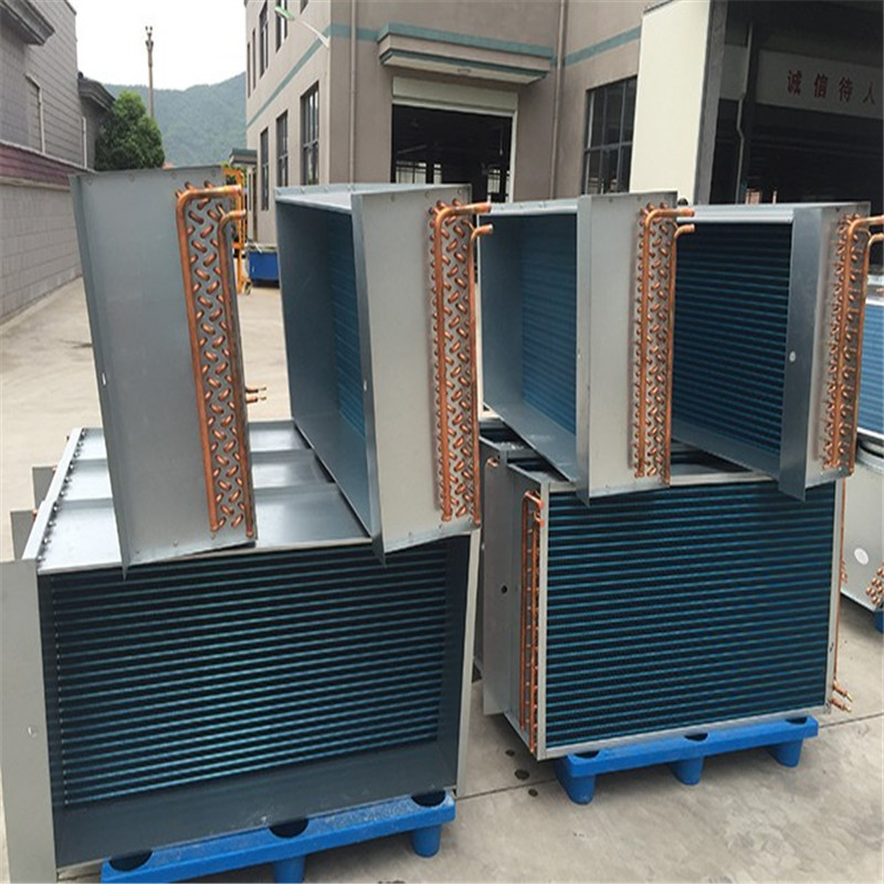 德阳铜管换热器表冷器生产厂家 不锈钢管串铝片表冷器