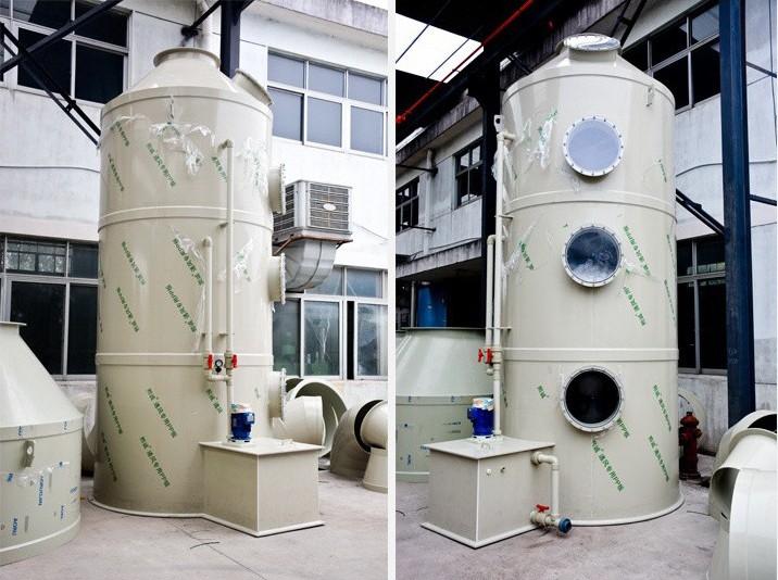 pp喷淋塔工业废气脱硫处理塔式设备