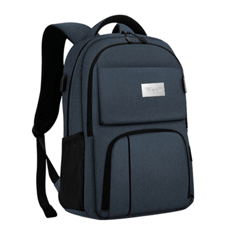 男士usb电脑双肩包 商务旅行背包 定制多功能手提笔记本电脑包