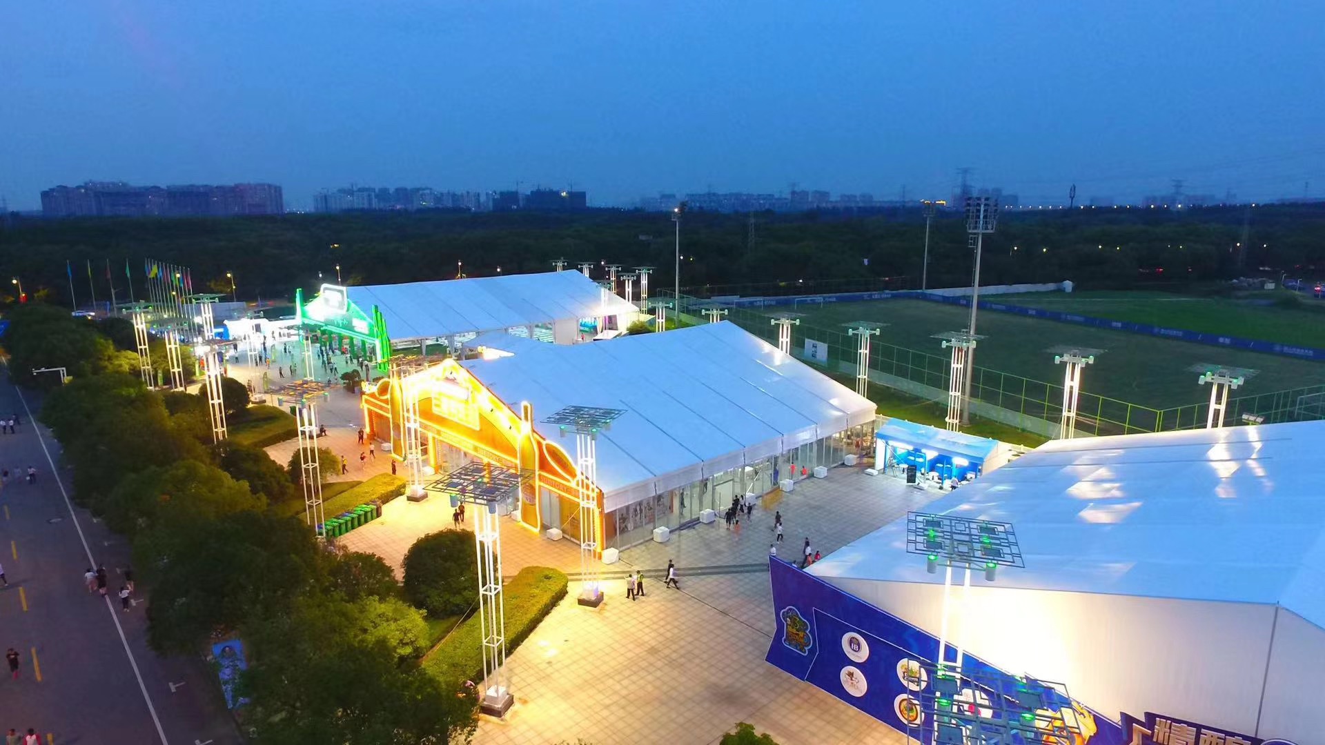 上海 专业户外大型展览会议篷房帐篷出租出售定制