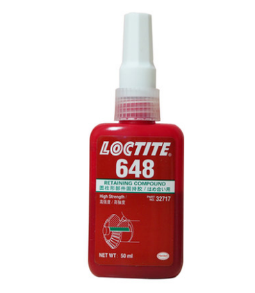 正品乐泰LOCTITE 648 圆柱固持胶-低粘度高强度型 绿色 50ml/支