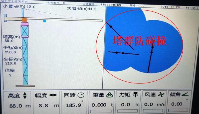 廣西塔吊防碰撞