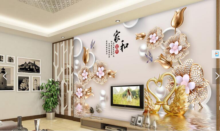 广州凯昀供应3DUV彩绘个性高端全铝背景墙