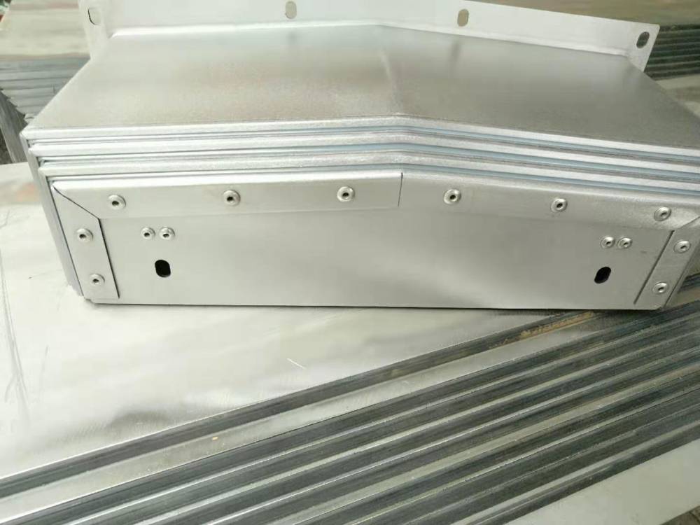 钢板防护罩数控机床加工中心导轨护板 定制非标 伸缩护板防尘罩