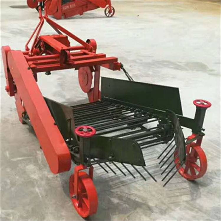 拖拉机牵引挖地瓜机 单垄起出红薯机器 小型手扶红薯收获机