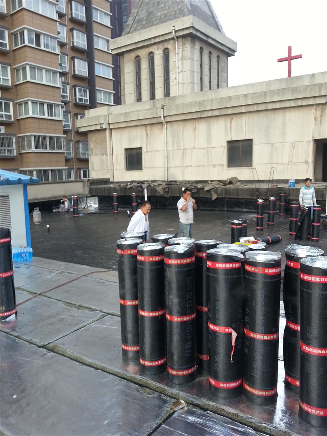 屋面防水卷材施工好
