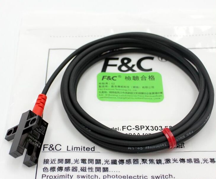 嘉准传感器FC-SPX303 307槽型光电开关四线常开