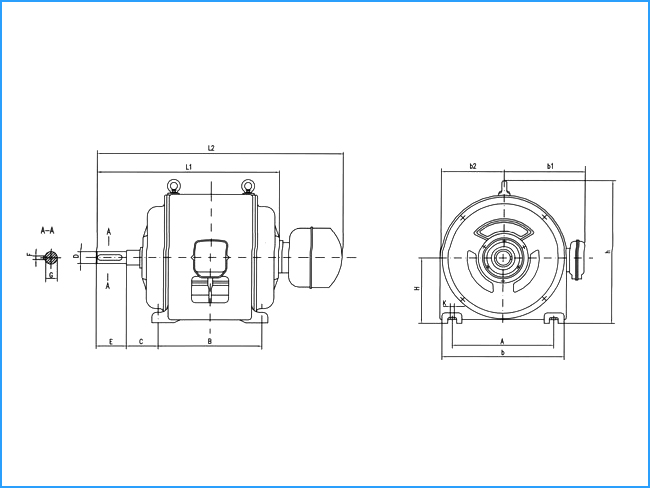 Y2000-12/2150/2000KW/10000V/IP23卧式高压电机全国联保