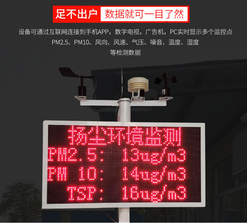 吴忠在线工地扬尘监测系统厂家 操作简单 噪声监测