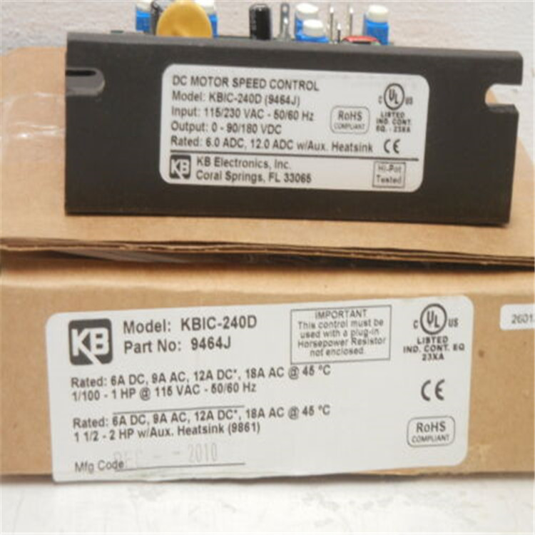 KB Electronics	KBRC-240D 变频驱动器 华东供应