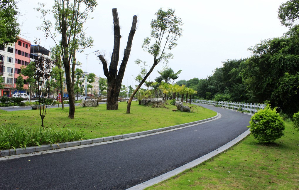 郑州学校沥青道路施工公司_学校彩色沥青跑道施工