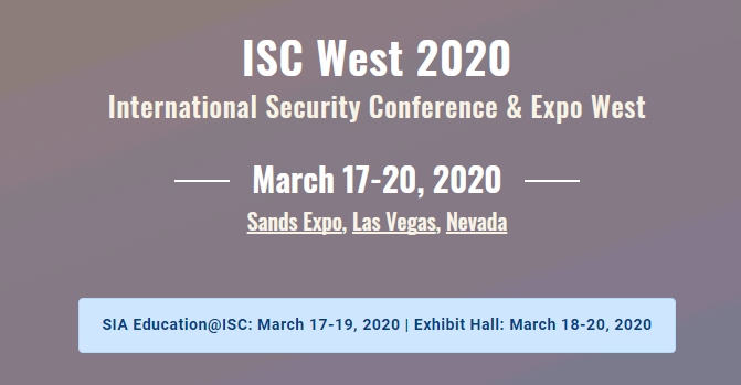2020年美国西部国际安防展 ISC West