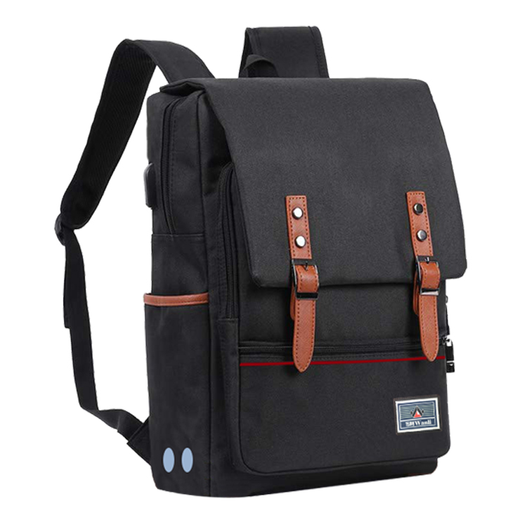 学生书包背包定制厂家 户外旅行商务电脑包 USB充电休闲双肩包