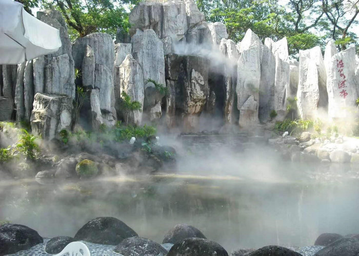 衡阳温泉景观造雾设备喷头材质
