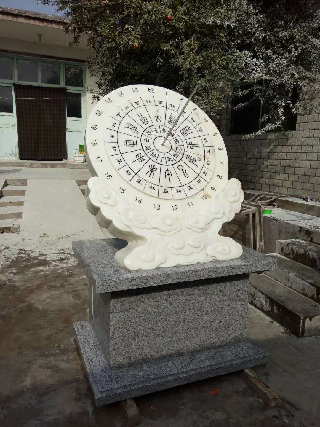大理石日晷规格 圭表 石刻圭表
