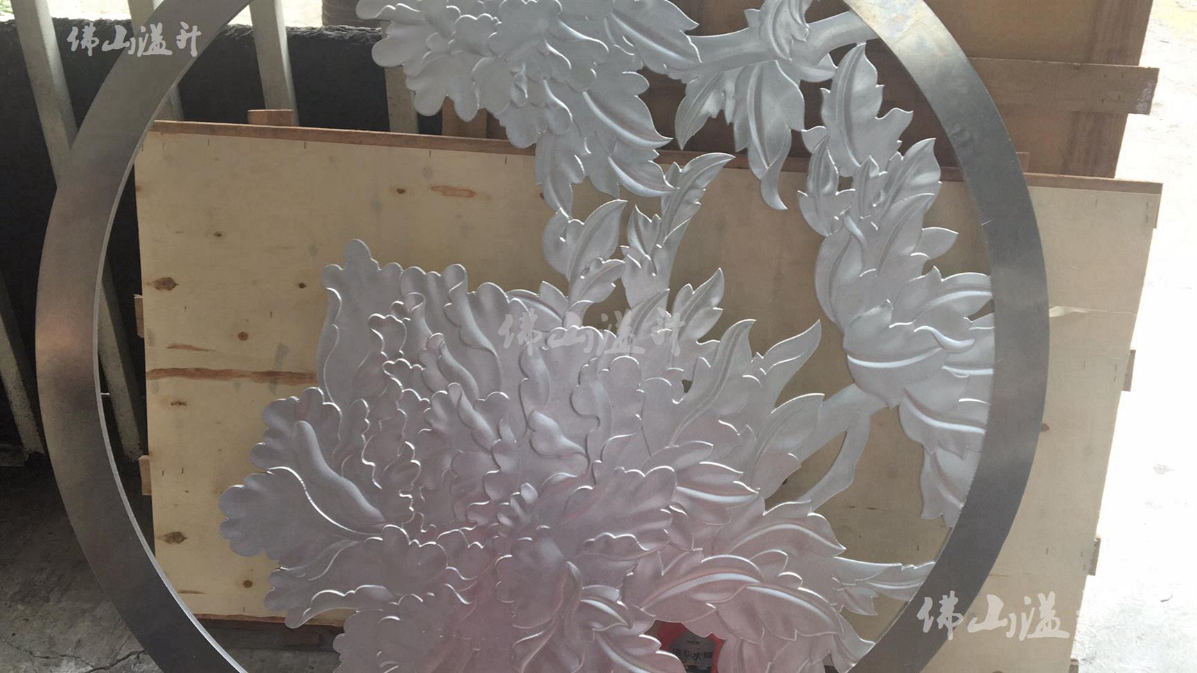 绵阳气质铝板浮雕艺术屏风厂