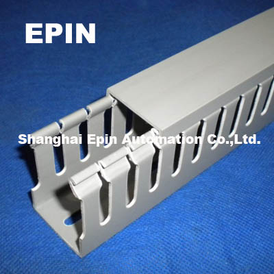 EPIN灰色齿型型PVC线槽工厂