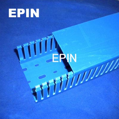 EPIN深蓝色齿型PVC线槽价格