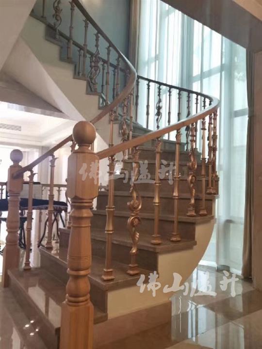 惠州个性铜艺楼梯扶手厂