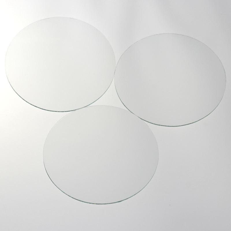 钢化玻璃片高透光圆形**白光学实验室玻璃板定做