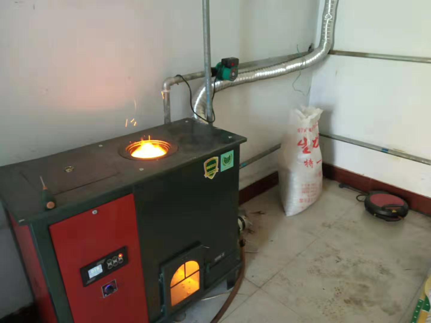 蔬菜大棚用150平米颗粒水暖炉型号-生物质颗粒水暖炉