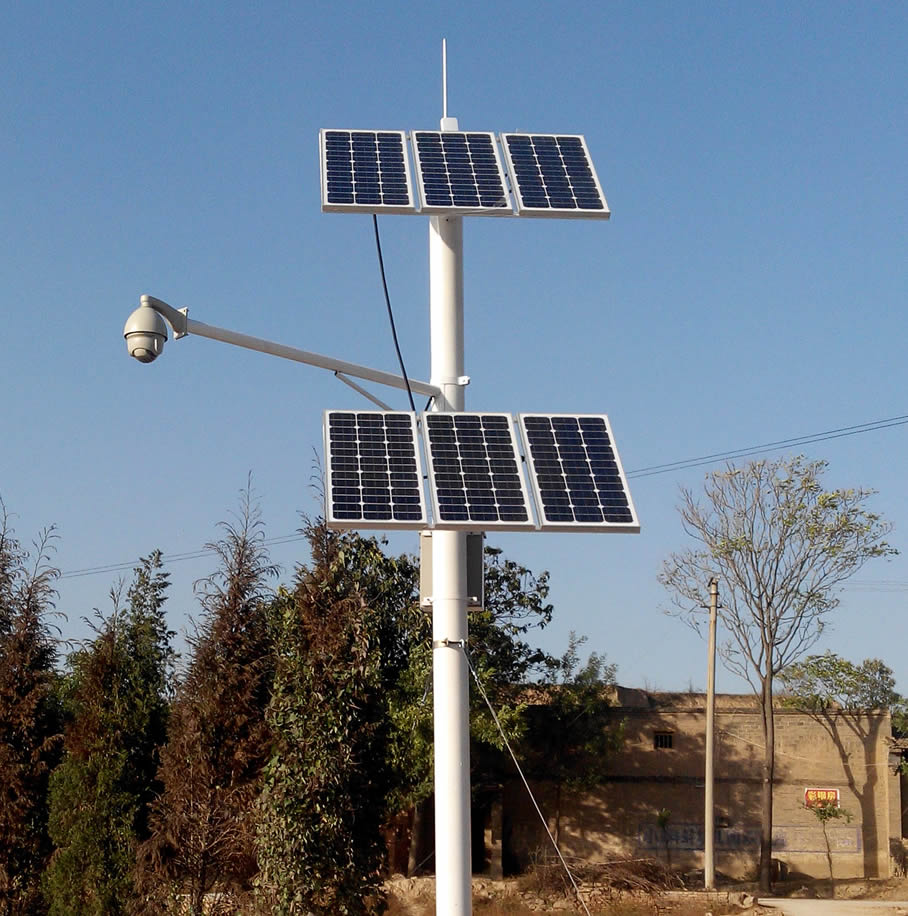 太阳能监控杆 鄂州太阳能监控厂家