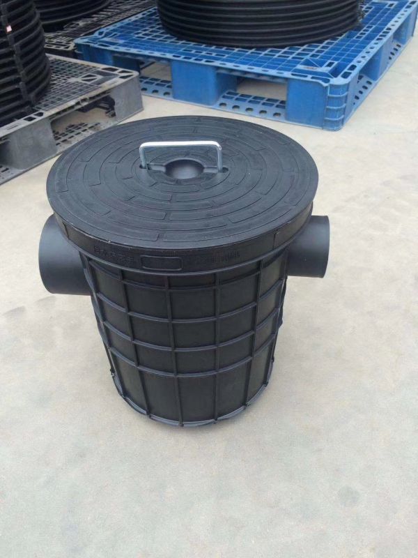 隔油池 塑料隔油井 农村厨房污水处理 塑井牌圆形隔离井