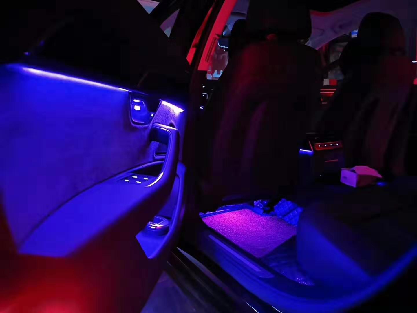 郑州奥迪新款氛围灯汽车改装去价格面议