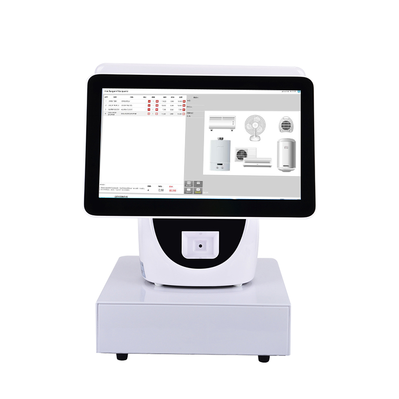 15寸主屏单屏触摸收款机超市餐饮.可选配进销存收银软件