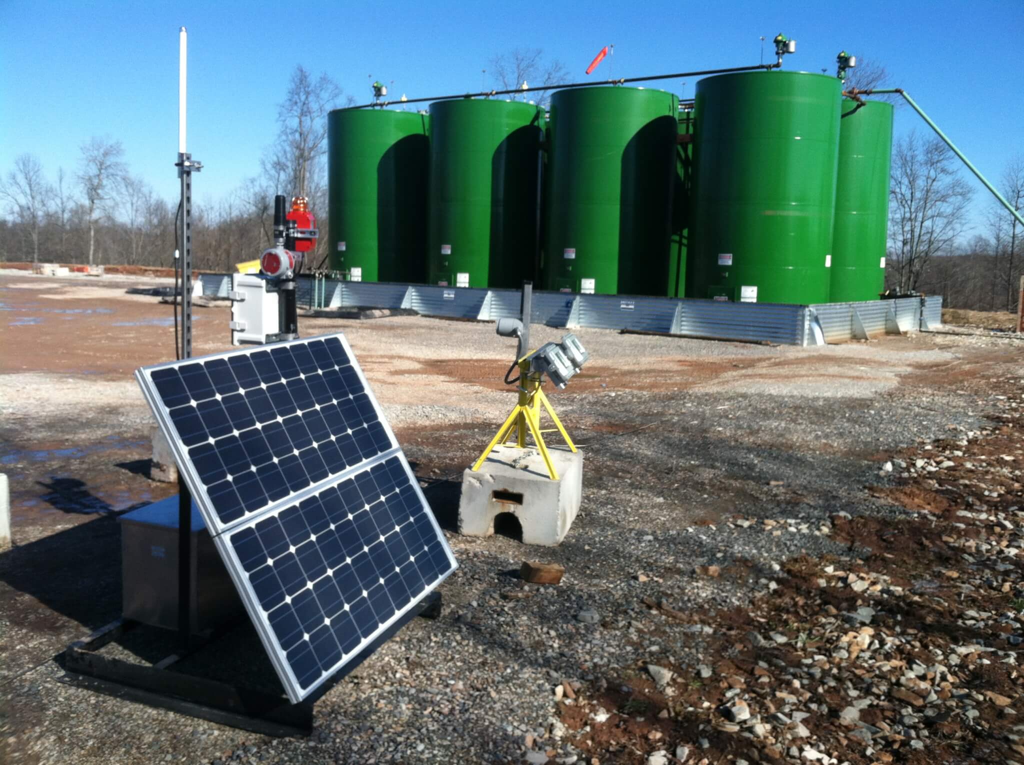 管道流量监控监测太阳能供电系统