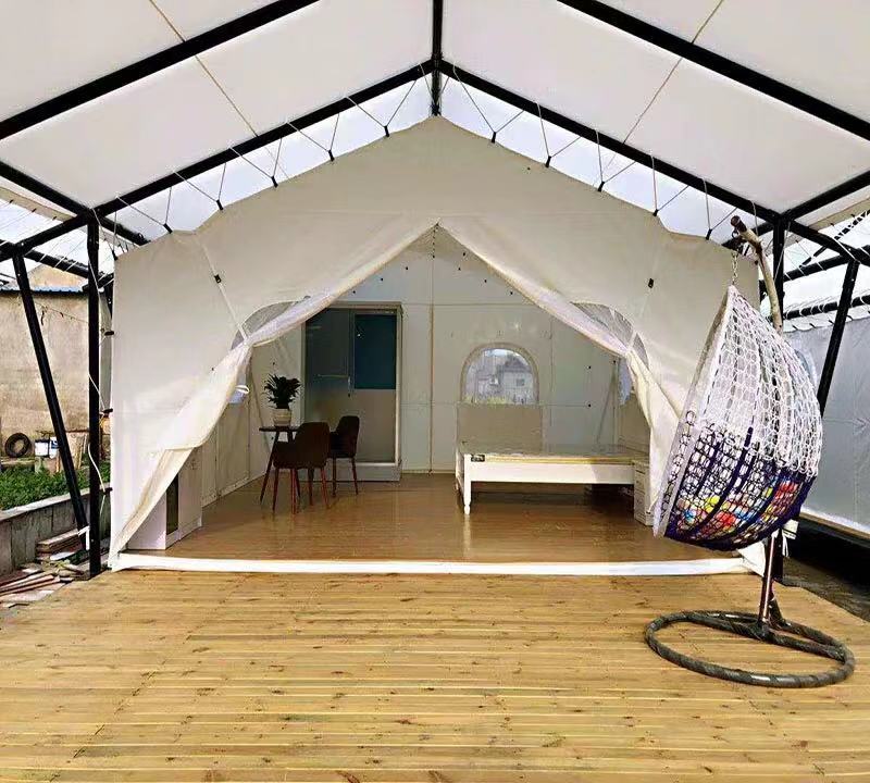 豪华酒店帐篷YT-500露营度假大型营地帐篷垂钓烧烤住宿团体帐篷