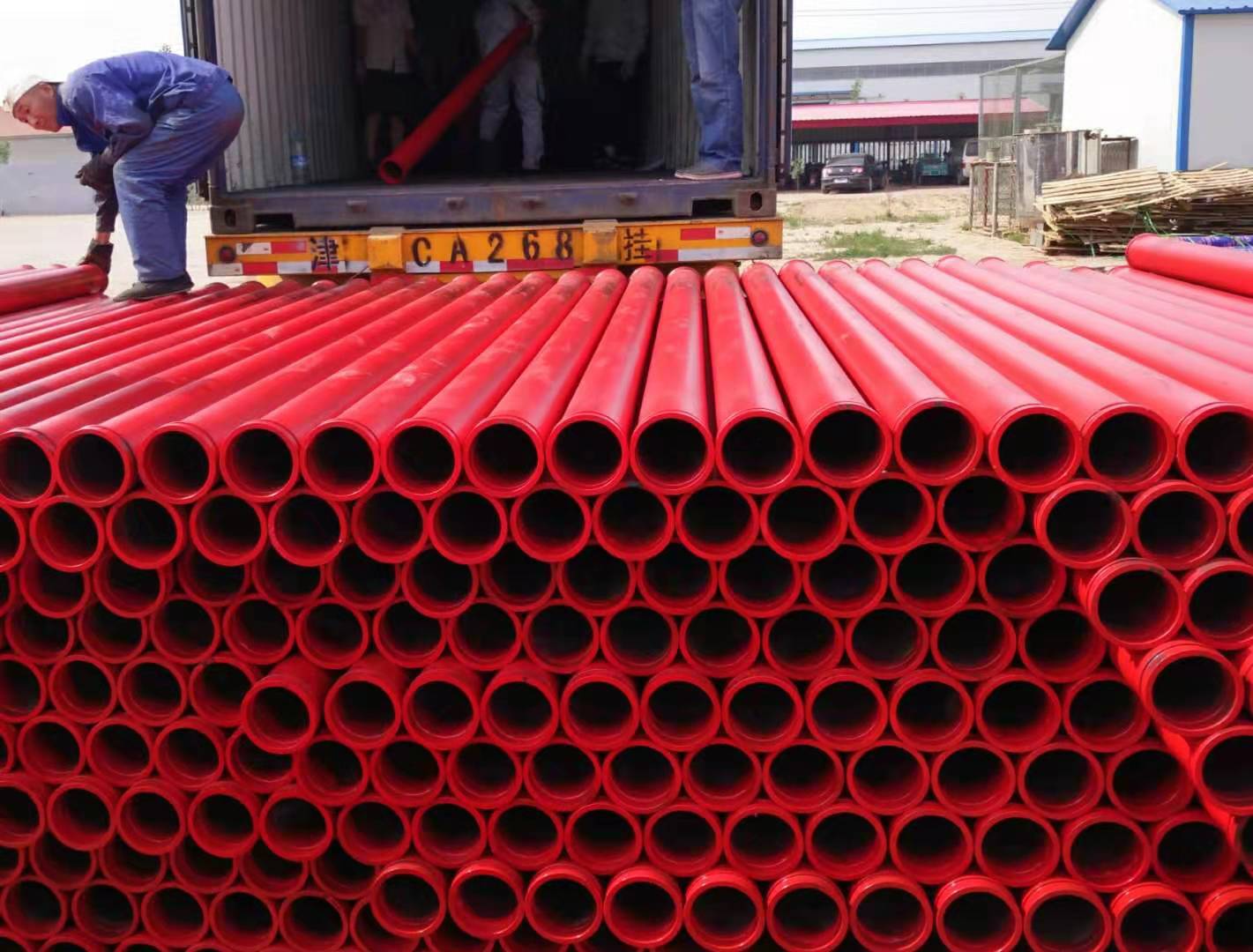 现货供应 混凝土输送泵管 地泵管 高低压 耐磨管 臂架管 可定制