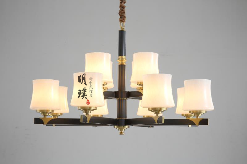 新中式吊灯 现代中式餐厅复古灯具