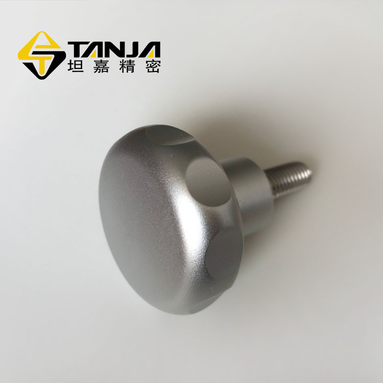 TANJA T51铝合金梅花旋钮 工业仪器把手 亚光饰面机械旋钮