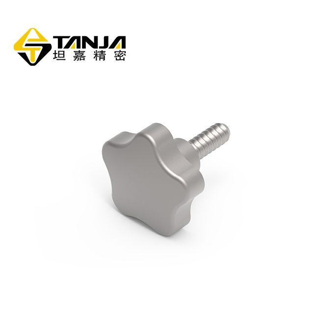 TANJA T55 厂家直销凸轮式旋钮 不锈钢食品设备旋钮 五星机械把手