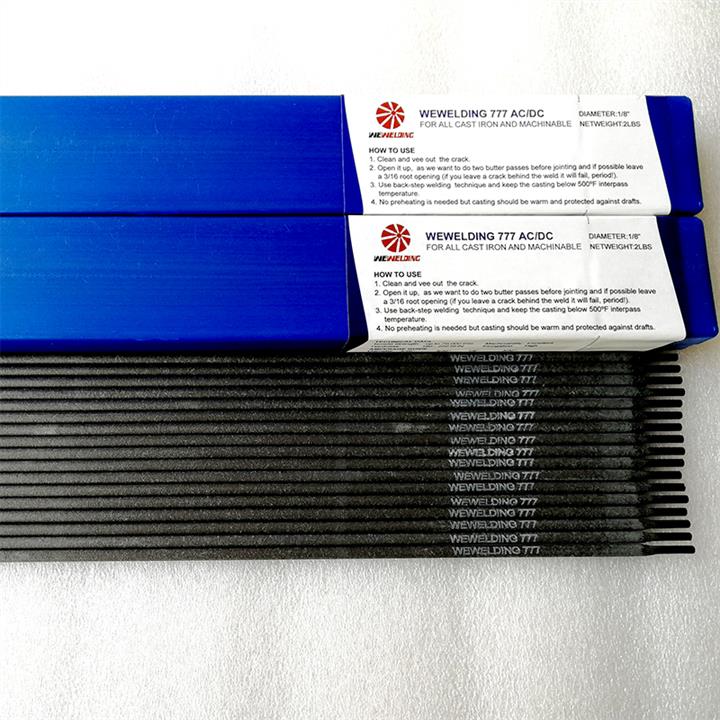 正品WE777铸铁焊条厂家 生铁焊条 小蓝盒正品