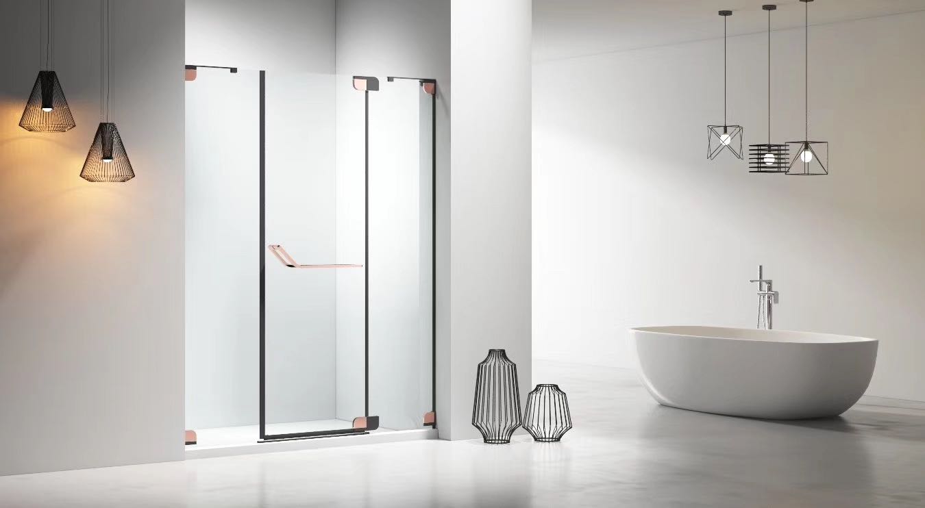 德国菲丽尔·304不锈钢一字型淋浴房