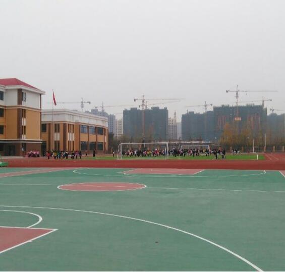 徐州泰福PVC运动地板，篮球场，羽毛球场施工划线厂家