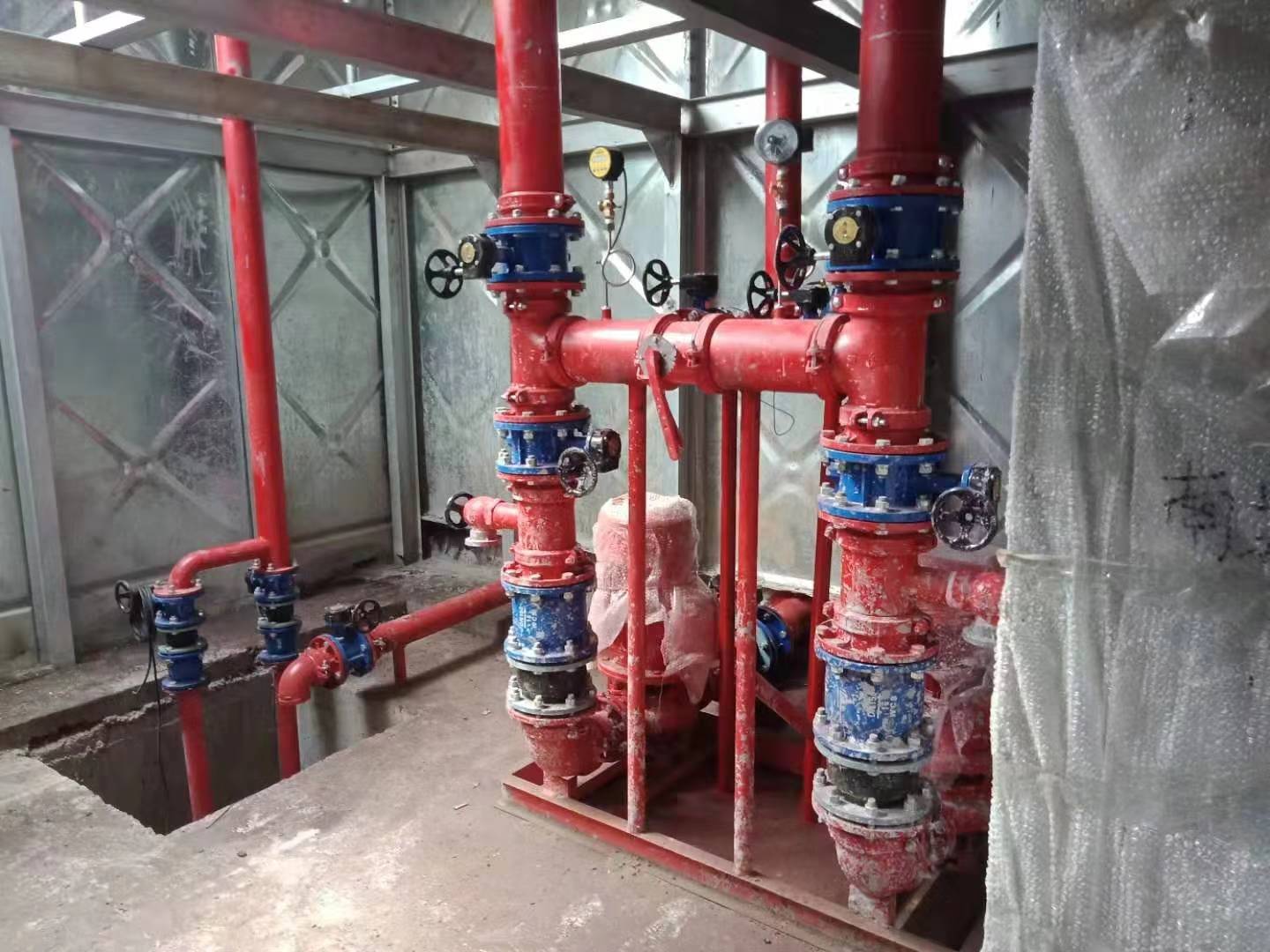 有效容积252立方 地埋式箱泵一体化消防泵站