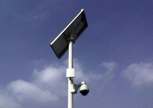 青岛太阳能监控杆服务为先 山东图景照明工程供应