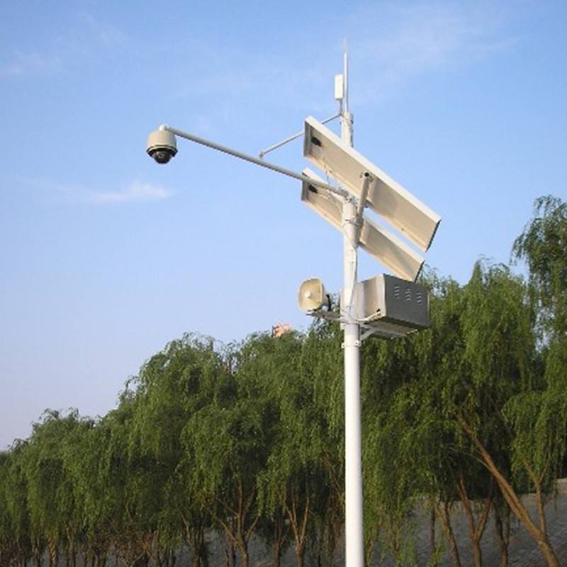 聊城LED太阳能监控杆支架 山东图景照明工程供应