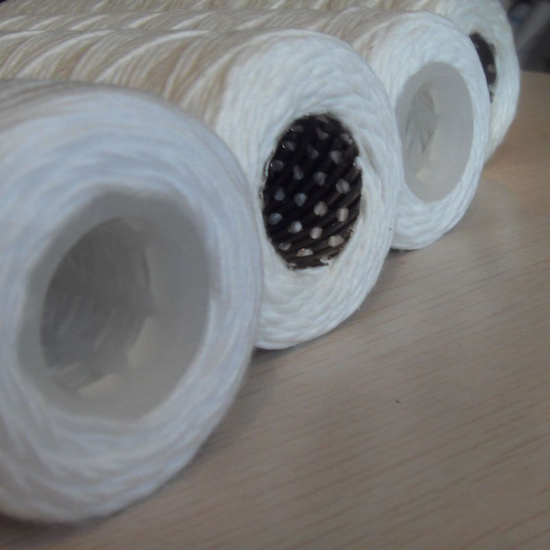 蜂房式脱脂棉滤芯 不锈钢骨架耐高温耐腐蚀线绕滤芯 10寸