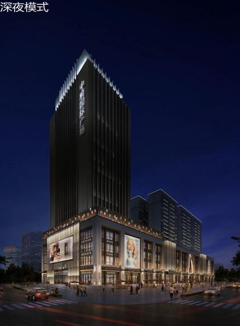 深圳大型住宅楼亮化效果图设计公司