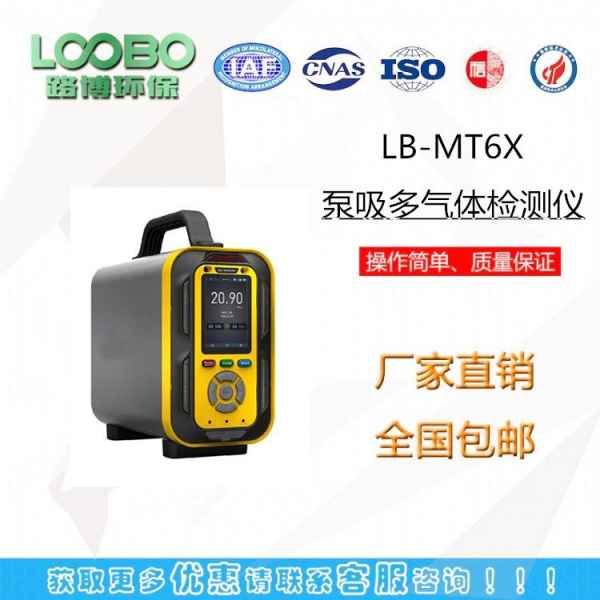 山西LB-MT6X泵吸手提式多气体分析仪市场价
