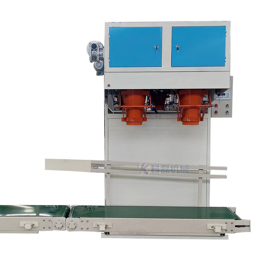 科磊KLF高钙石灰包装机 石膏粉定量包装机 自动缝包 自动称重包装机
