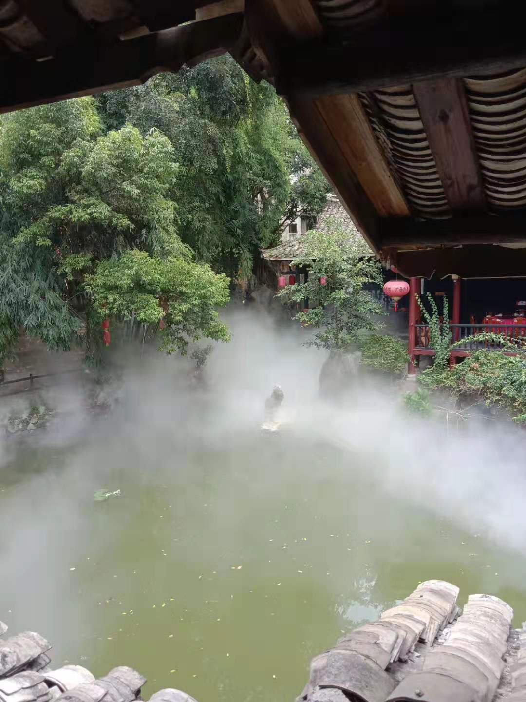 深圳露天餐厅喷雾降温设备 经销厂家正雄科技