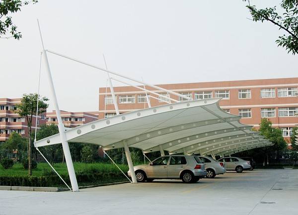 上海环保膜结构车棚生产厂家