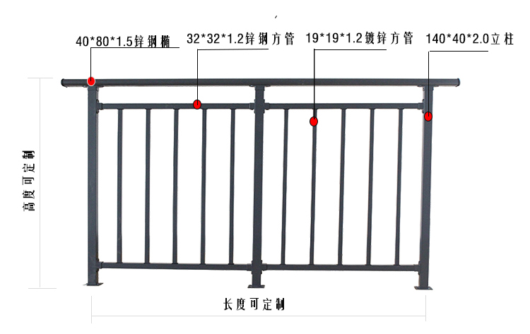 锌钢护栏围挡定制 武汉锌钢护栏厂家 锌钢护栏厂价直销